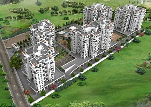  towers Images for Elevation of Teerth Towers