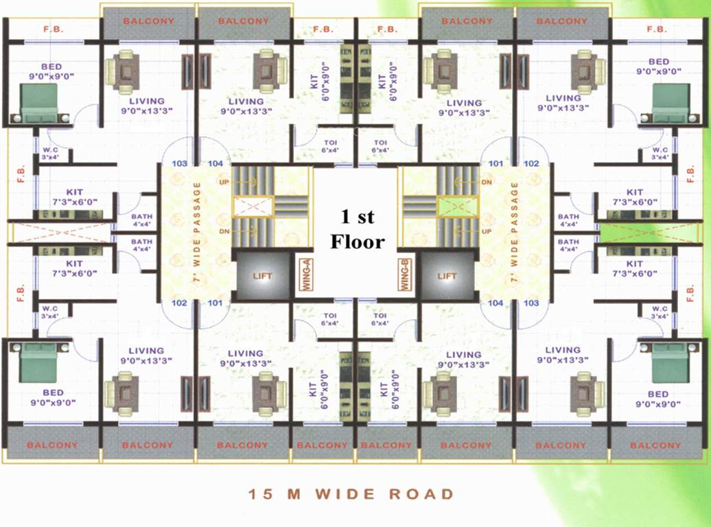 Images for Cluster Plan of Krishna Gamiraj Imperial