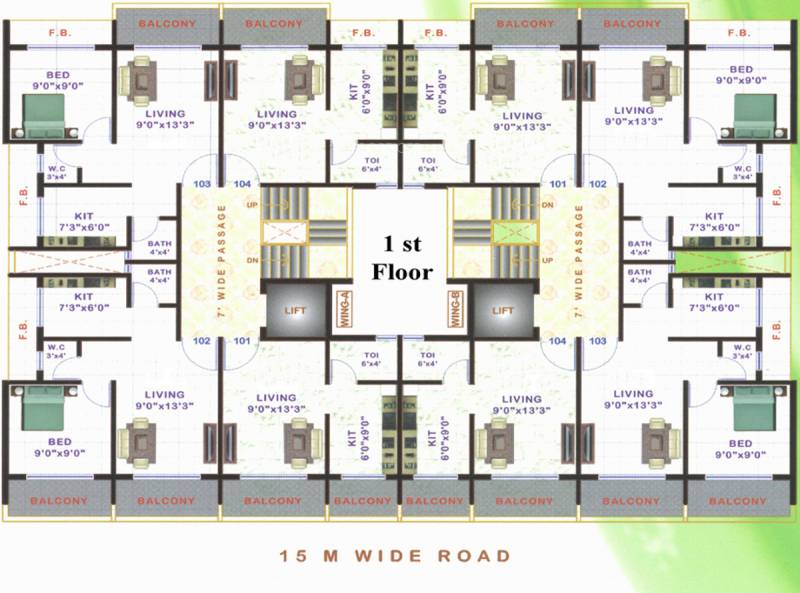 Images for Cluster Plan of Krishna Gamiraj Imperial