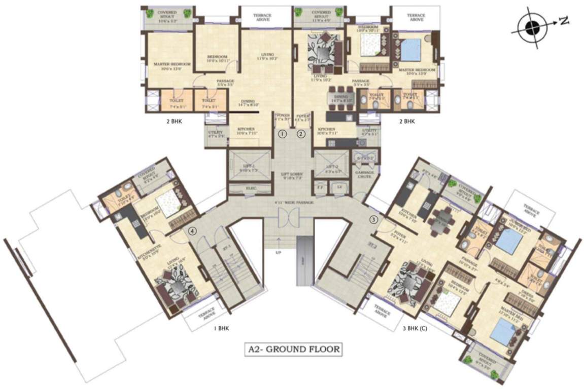 antheia Images for Cluster Plan of Mahindra Antheia