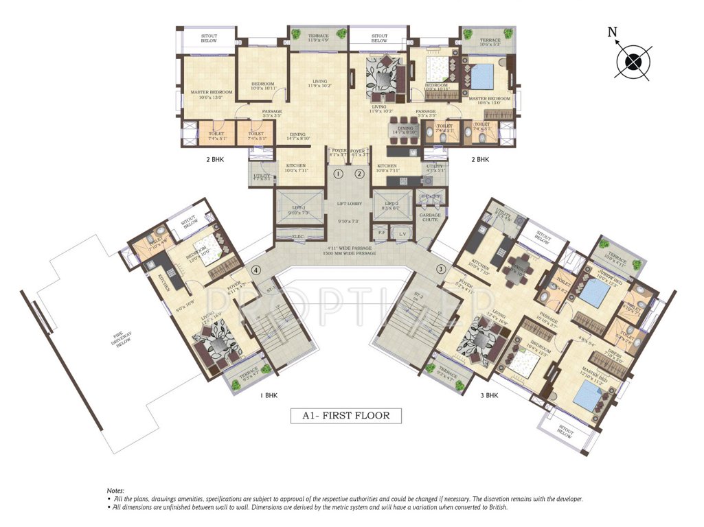 Images for Cluster Plan of Mahindra Antheia