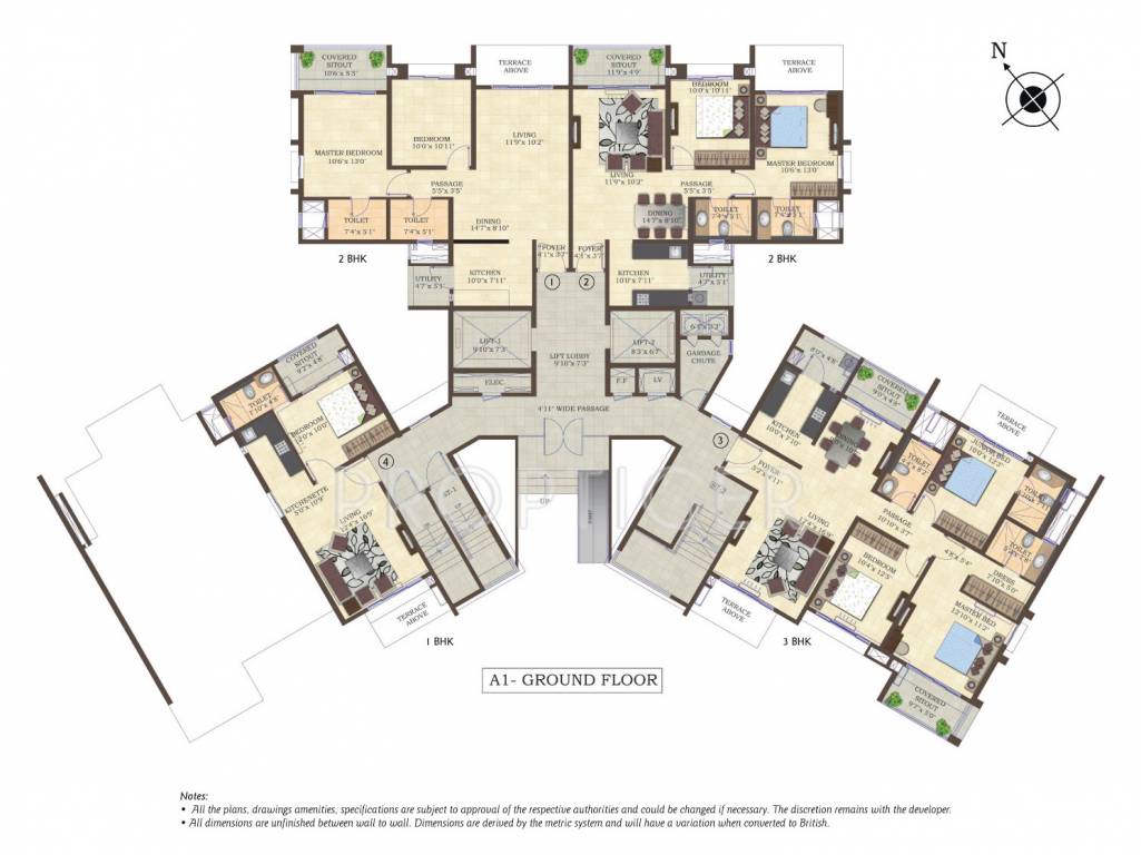 Images for Cluster Plan of Mahindra Antheia