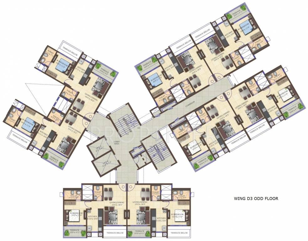 Images for Cluster Plan of Mahindra Antheia