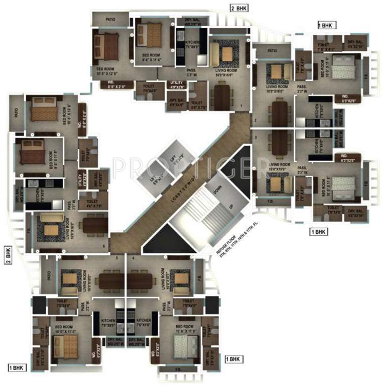 Images for Cluster Plan of Ajmera Emerald