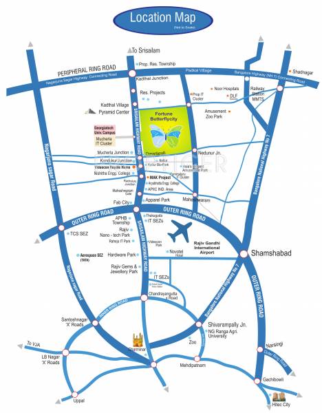 Images for Location Plan of Fortune NRI Township