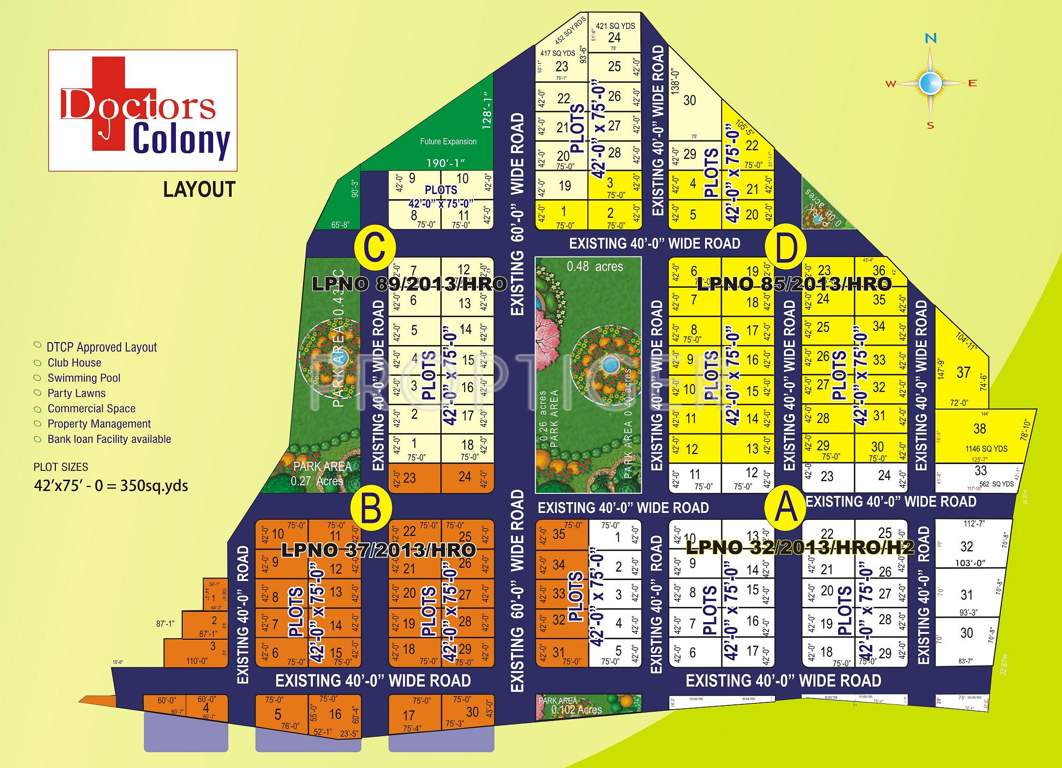 Images for Layout Plan of Fortune Infra Developers Doctors Colony