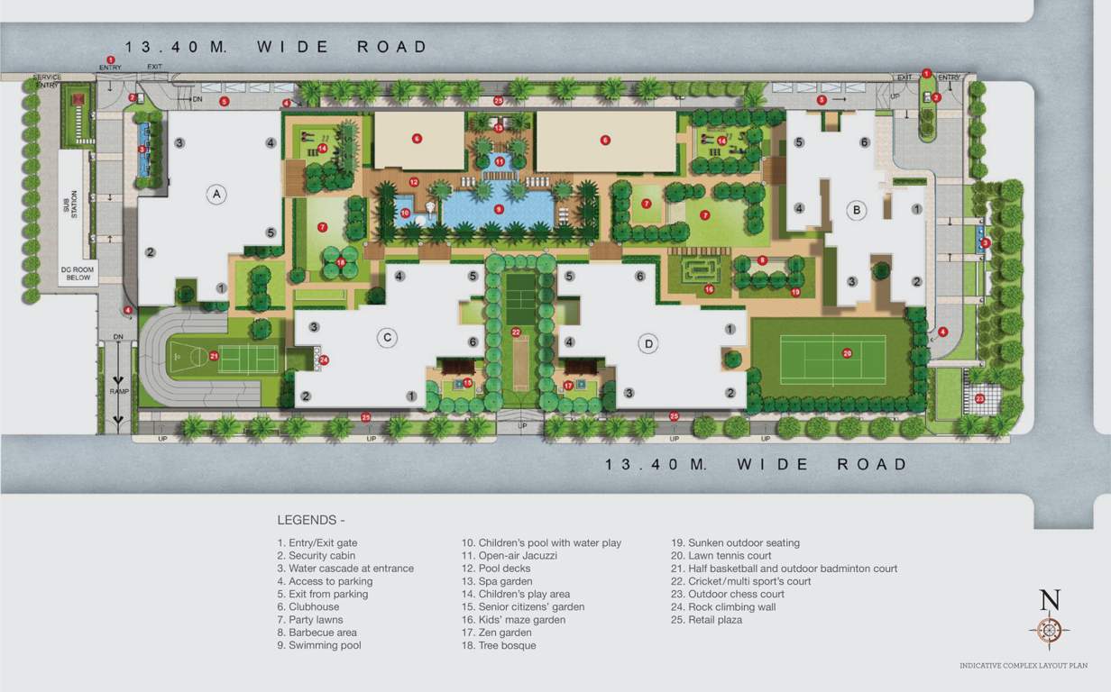 radiance Images for Layout Plan of Kalpataru Radiance