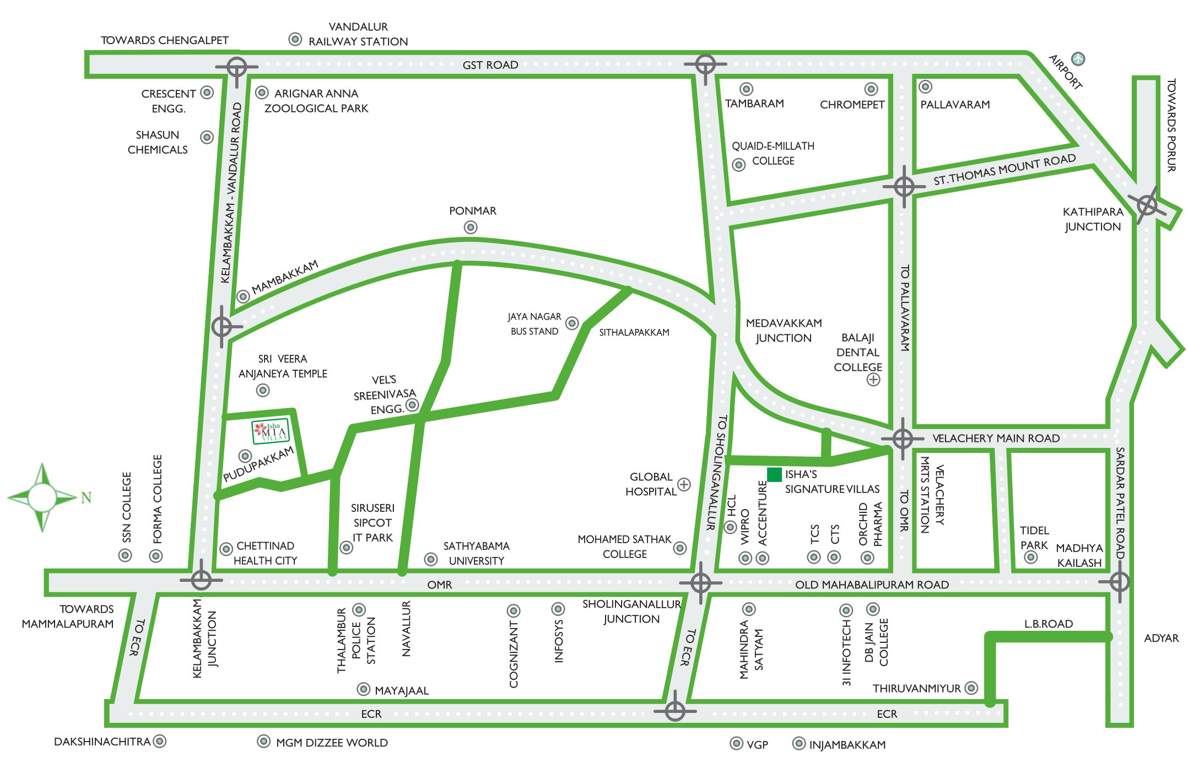  mia villas Images for Location Plan of Isha Mia Villas