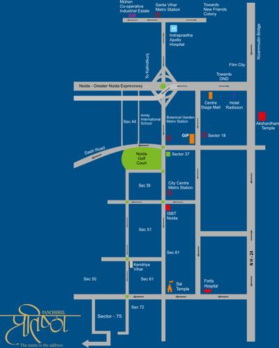 pratishtha Images for Location Plan of Panchsheel Pratishtha