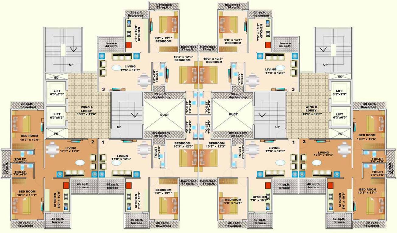 Images for Cluster Plan of Kamdhenu Lifespaces Oaklands