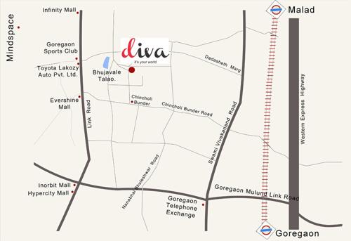  diva-apartments Images for Location Plan of Romell Diva Apartments