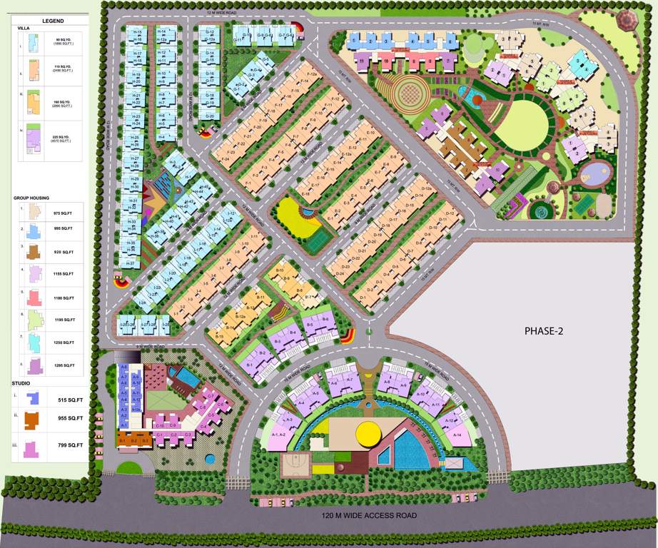  vice royale Images for Master Plan of Ajnara Vice Royale