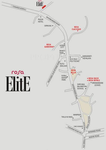  elite Images for Location Plan of Rosa Elite