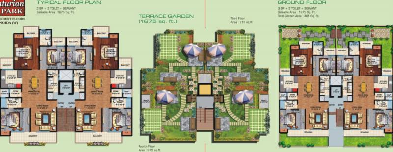 Images for Cluster Plan of Amrapali Centurian Park Low Rise