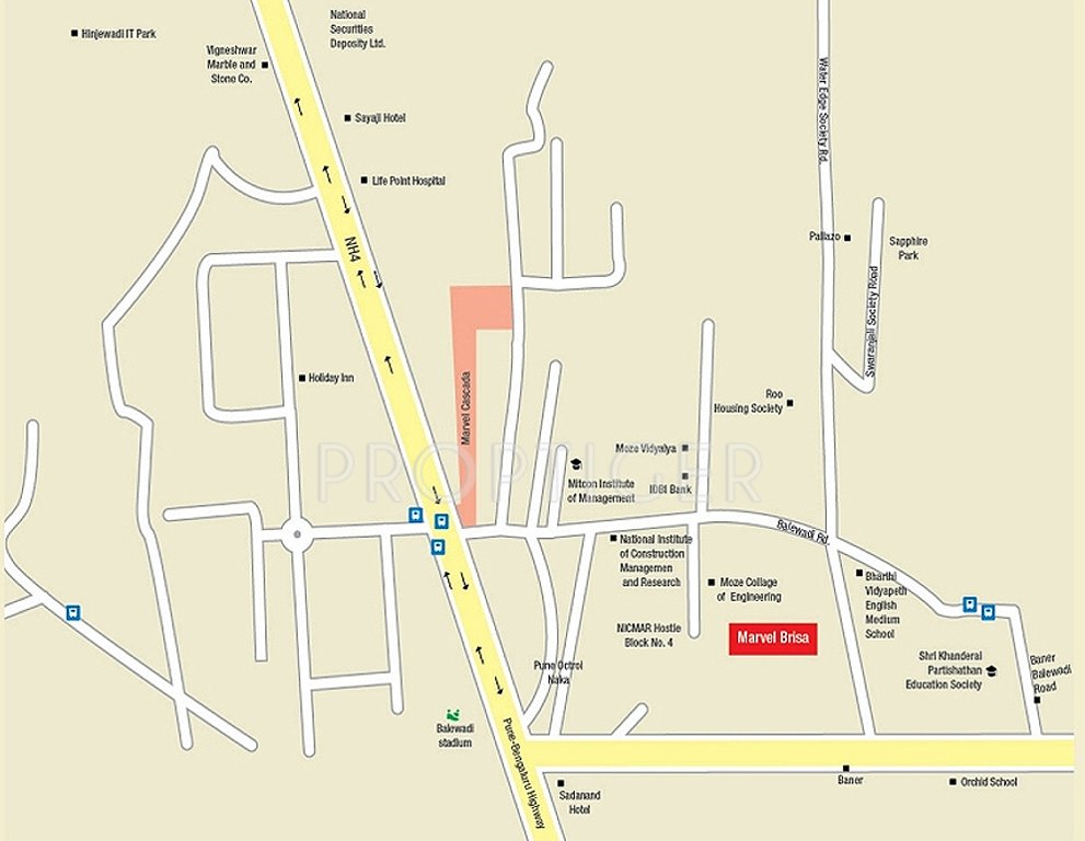  brisa Images for Location Plan of Marvel Brisa