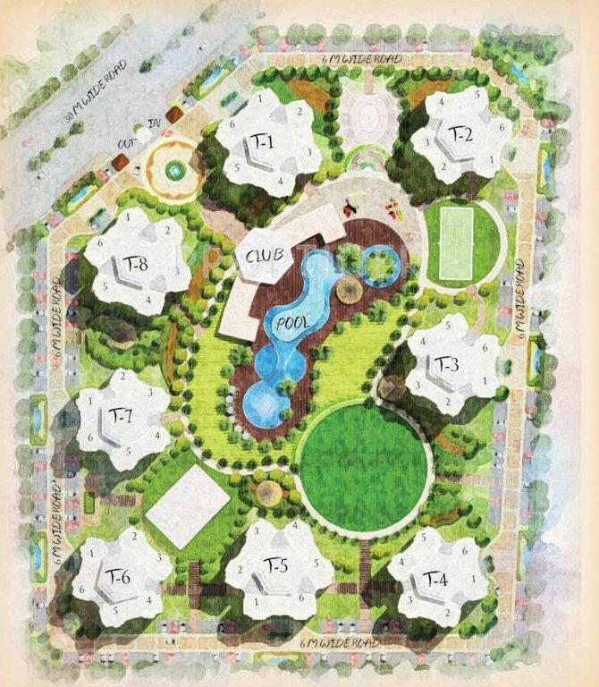 allure Images for Layout Plan of ATS Allure