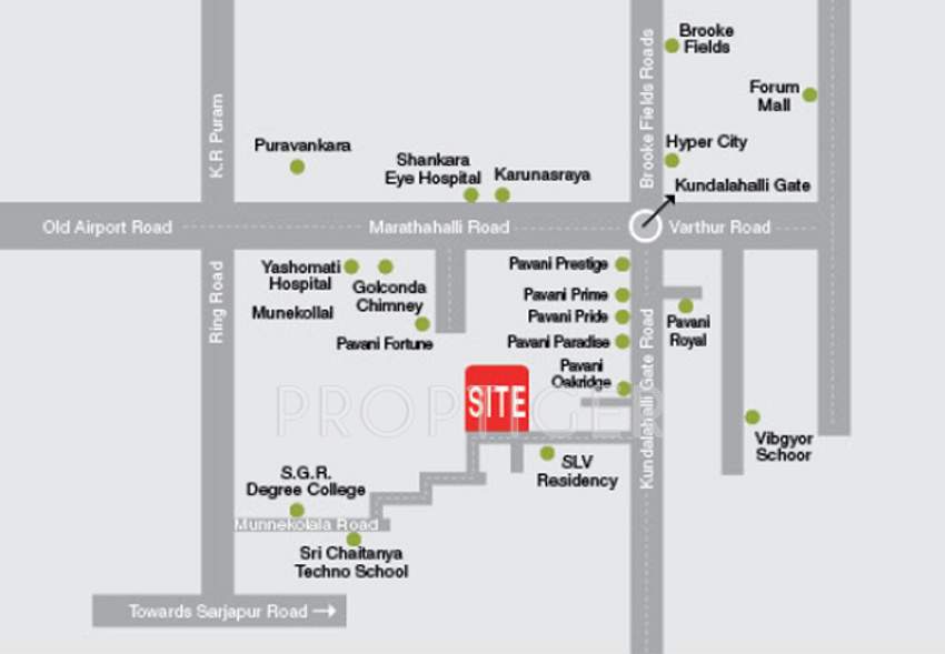  sreshta Images for Location Plan of Pavani Sreshta
