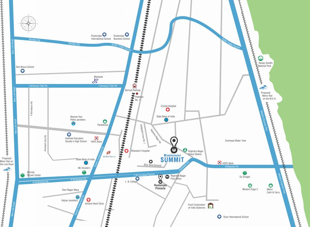 Images for Location Plan of Rustomjee Rustomjee Summit