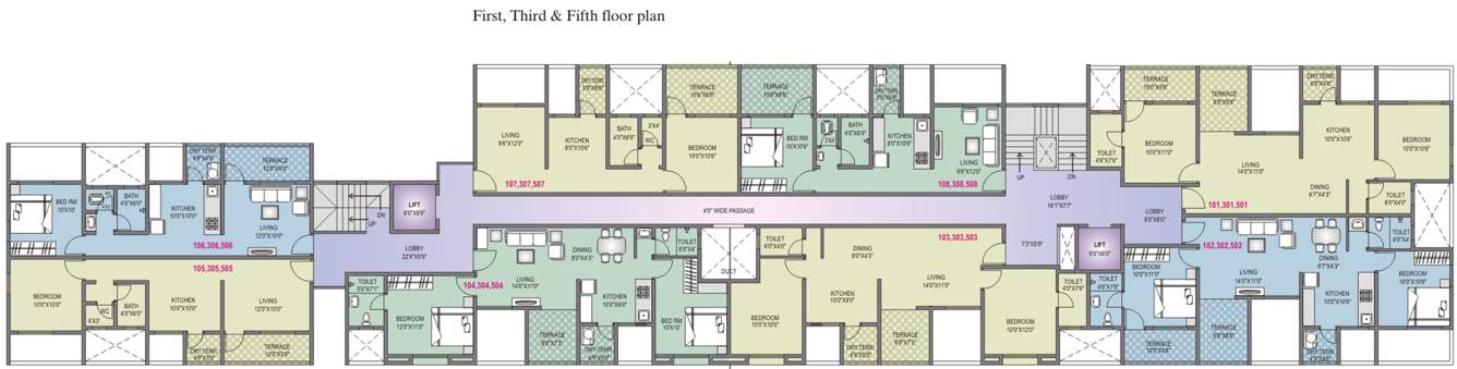  meadows Images for Cluster Plan of Nisarg Meadows