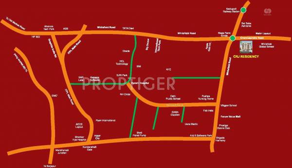 Images for Location Plan of Sree Builders and Developers CRJ Residency