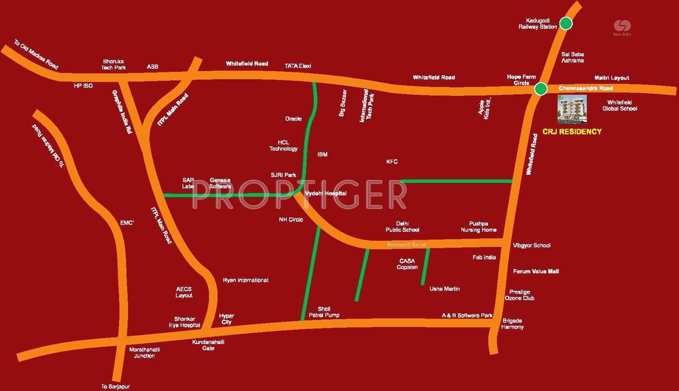 Images for Location Plan of Sree Builders and Developers CRJ Residency