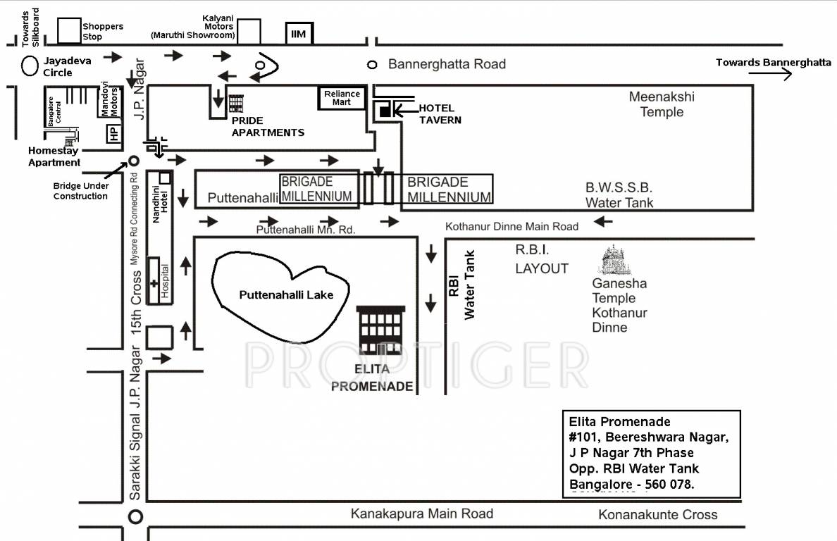 Images for Location Plan of Elita Homes Promenade