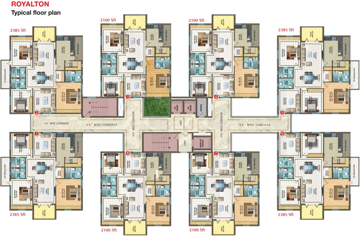 Images for Cluster Plan of Aditya Empress Towers