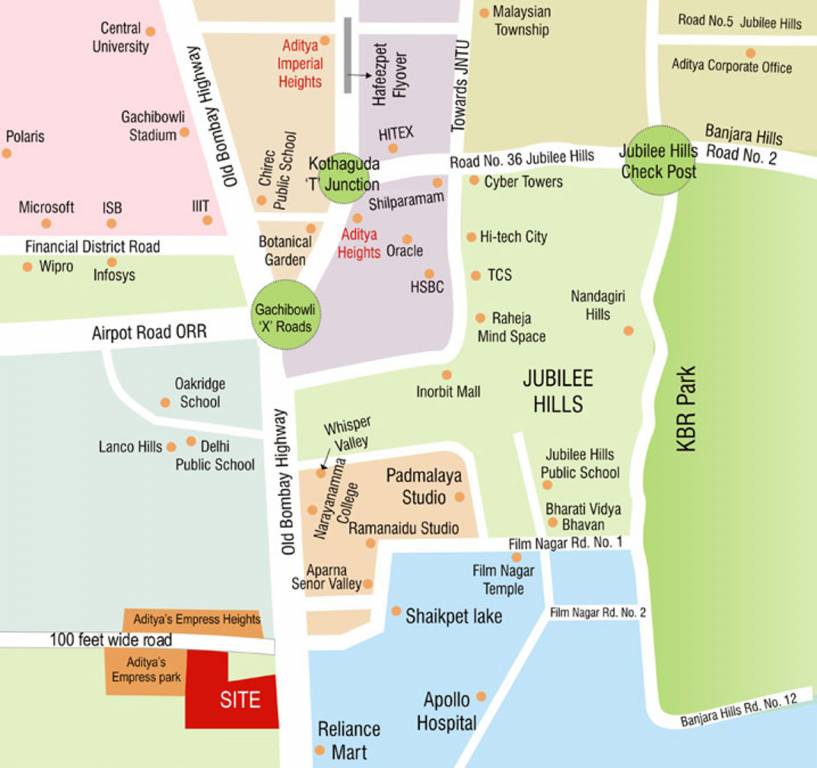 Images for Location Plan of Aditya Empress Towers