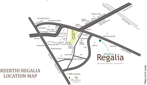  regalia Images for Location Plan of Keerthi Regalia