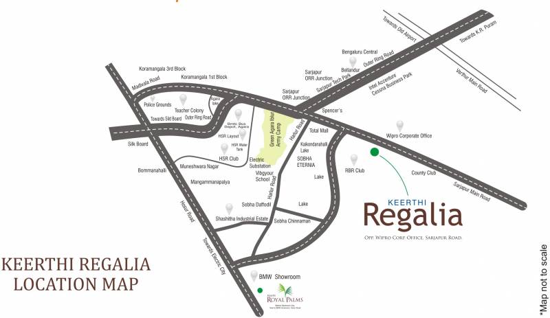  regalia Images for Location Plan of Keerthi Regalia