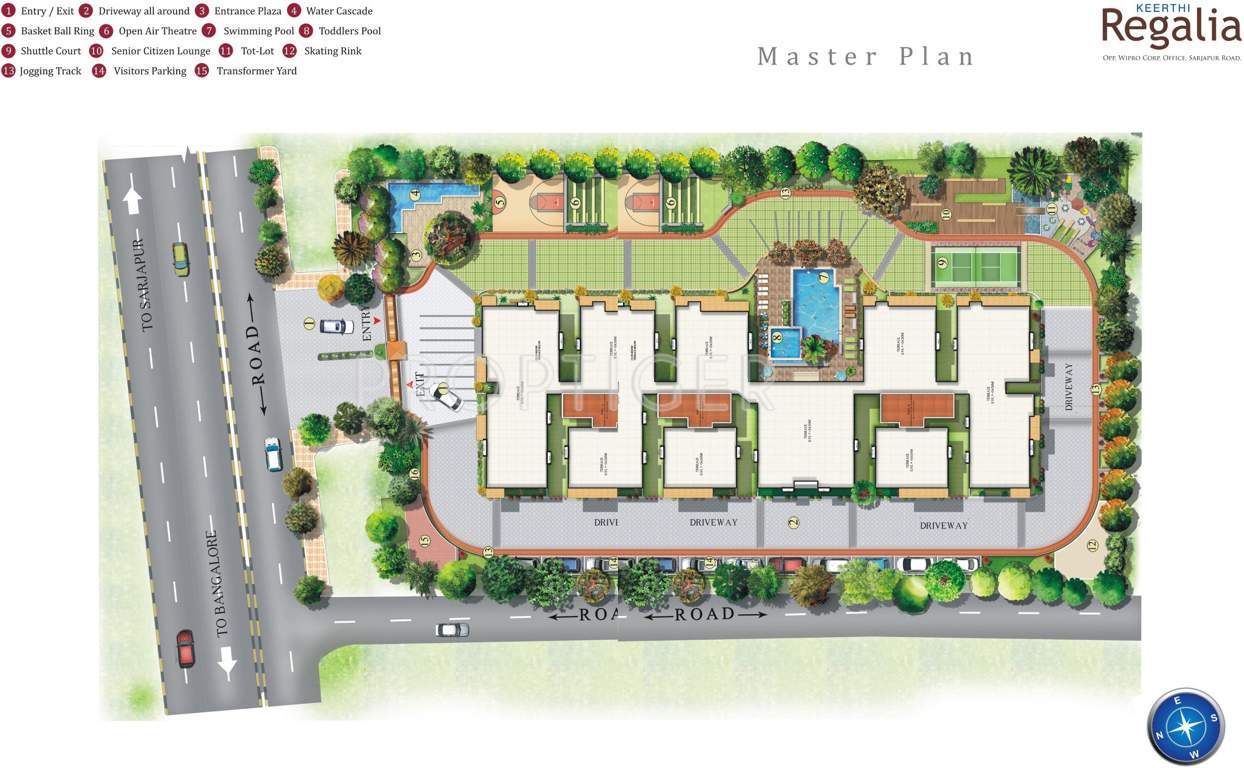  regalia Images for Master Plan of Keerthi Regalia