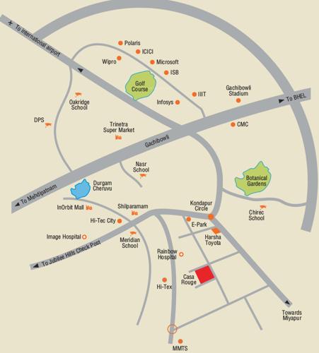  casa-rouge Images for Location Plan of SH Casa Rouge