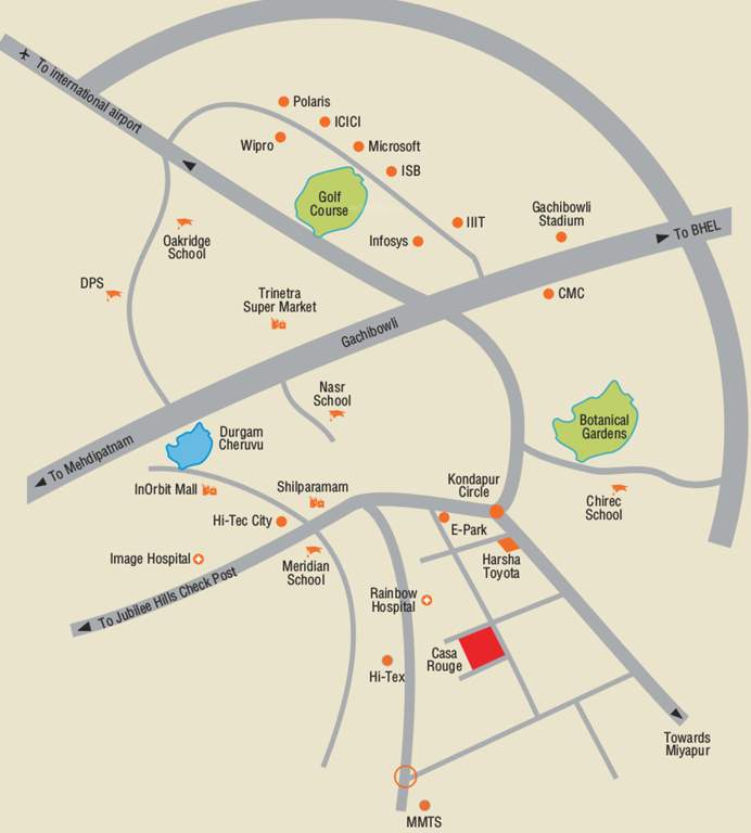  casa rouge Images for Location Plan of SH Casa Rouge