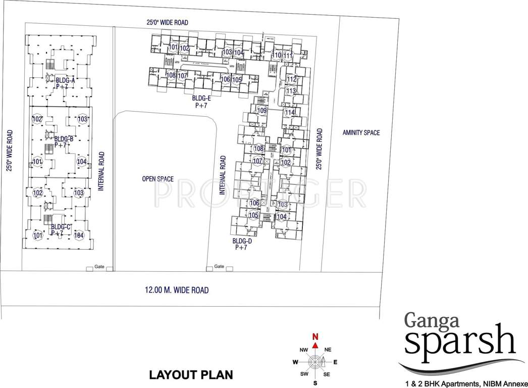  sparsh Images for Layout Plan of Goel Ganga Sparsh