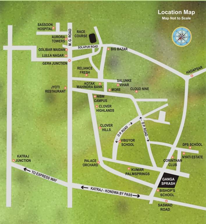  sparsh Images for Location Plan of Goel Ganga Sparsh