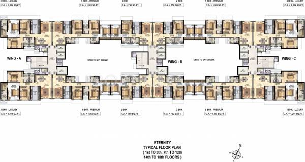 Images for Cluster Plan of Raheja Universal Reflections Eternity