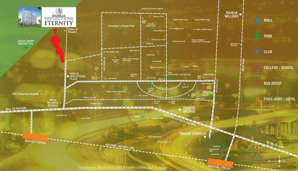 Images for Location Plan of Raheja Universal Reflections Eternity