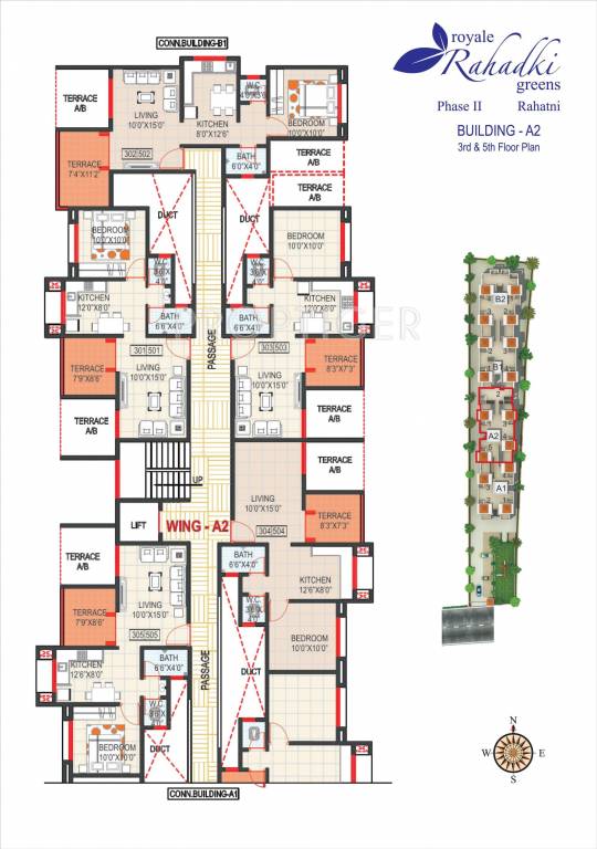  royale rahadki greens Block A Cluster Plan