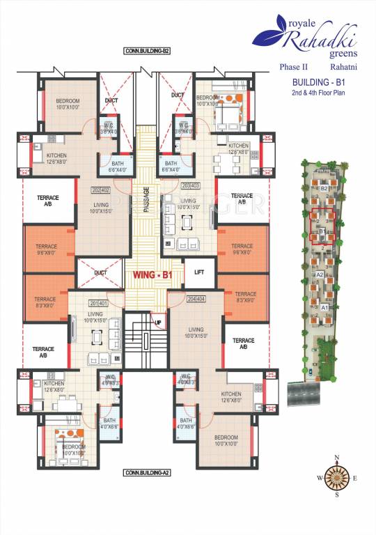  royale rahadki greens Block A Cluster Plan