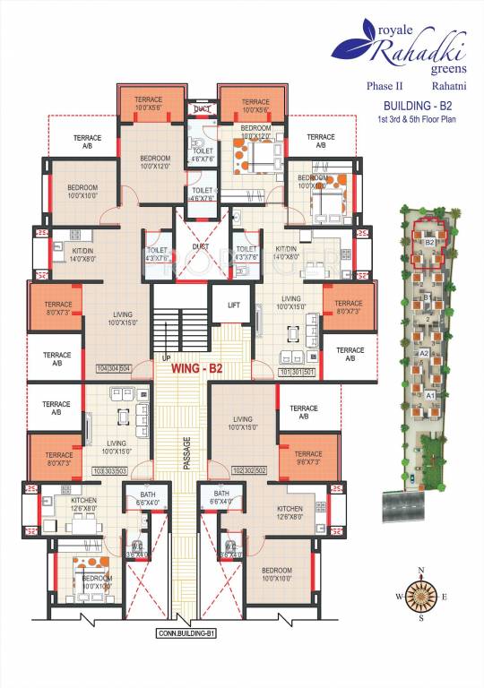  royale rahadki greens Block A Cluster Plan