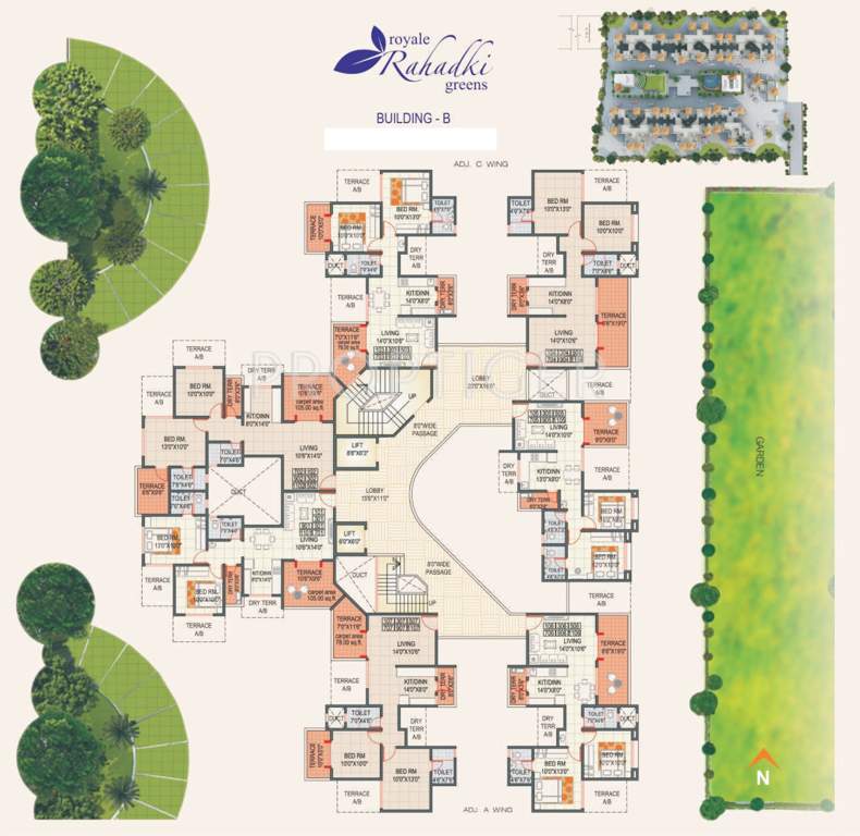  royale rahadki greens Images for Cluster Plan of GK Royale Rahadki Greens