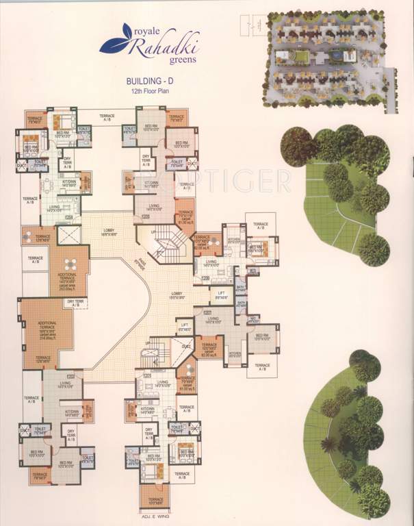  royale rahadki greens Images for Cluster Plan of GK Royale Rahadki Greens