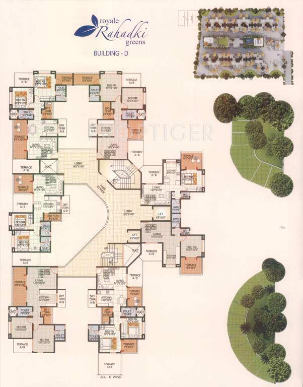  royale rahadki greens Images for Cluster Plan of GK Royale Rahadki Greens