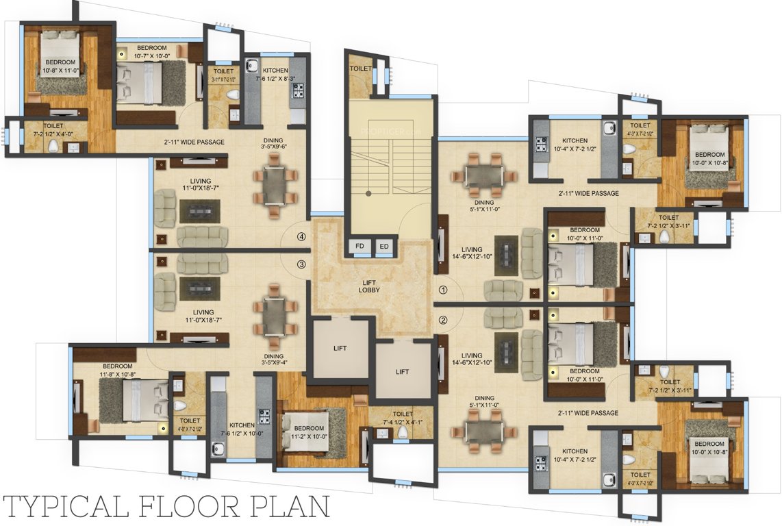 Images for Cluster Plan of ACME Stadium View