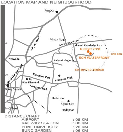  eon-waterfront Images for Location Plan of Panchshil Eon Waterfront
