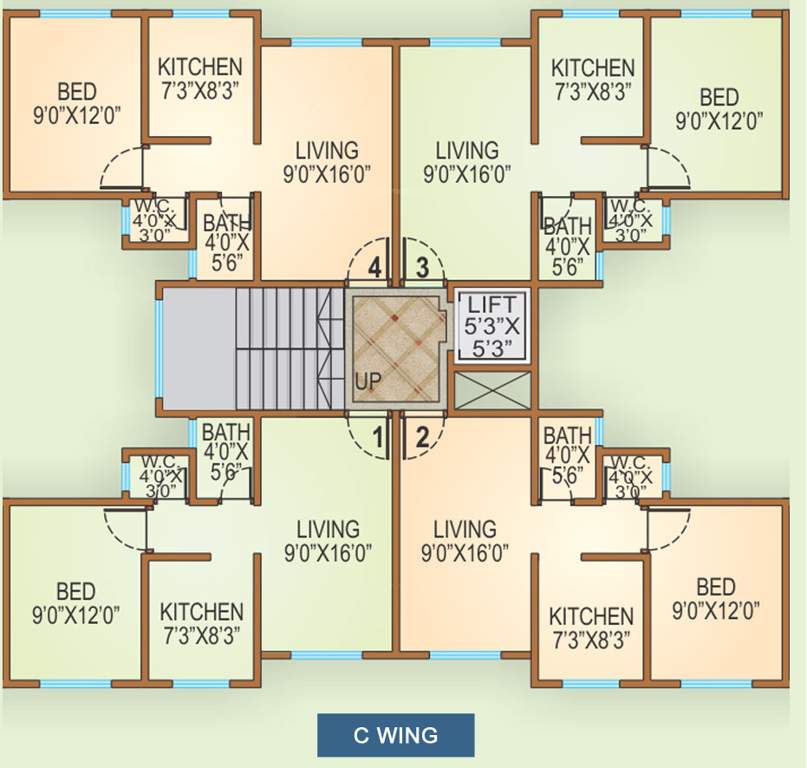  residency Images for Cluster Plan of Agarwal Residency