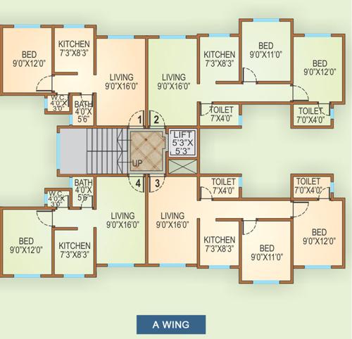  residency Images for Cluster Plan of Agarwal Residency