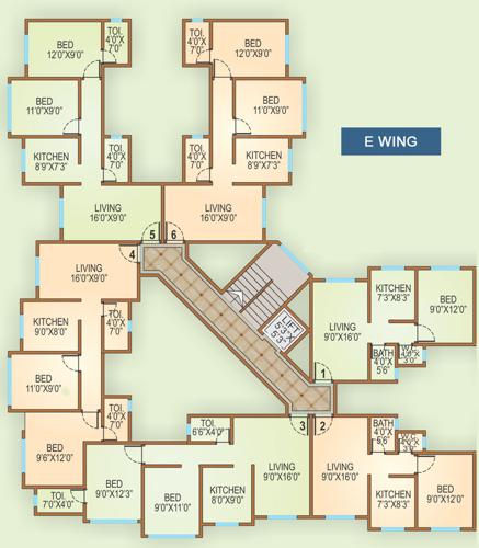  residency Images for Cluster Plan of Agarwal Residency