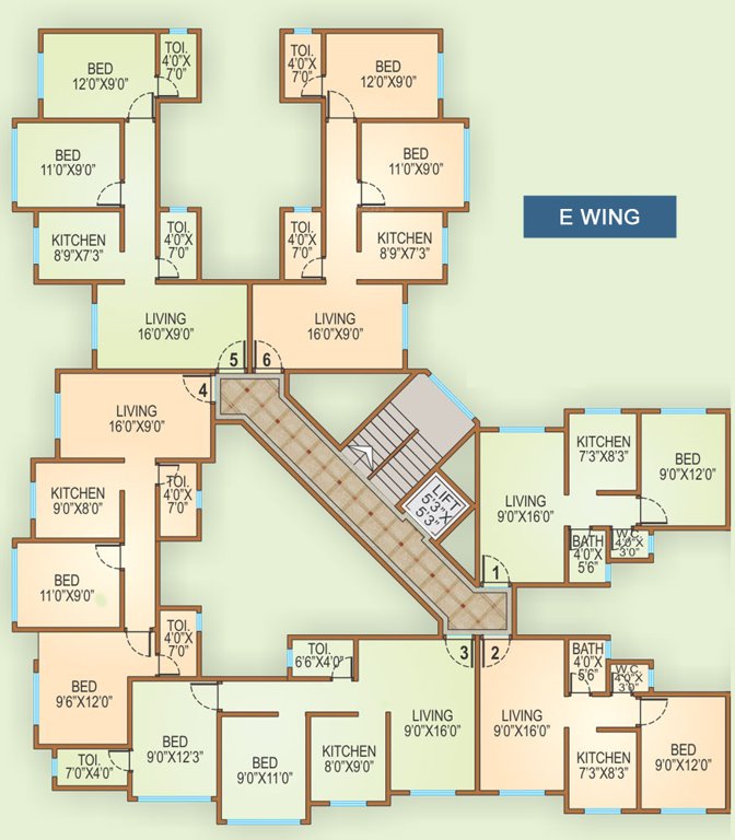  residency Images for Cluster Plan of Agarwal Residency