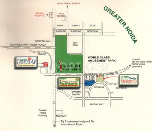  green-meadows Images for Location Plan of Eldeco Green Meadows